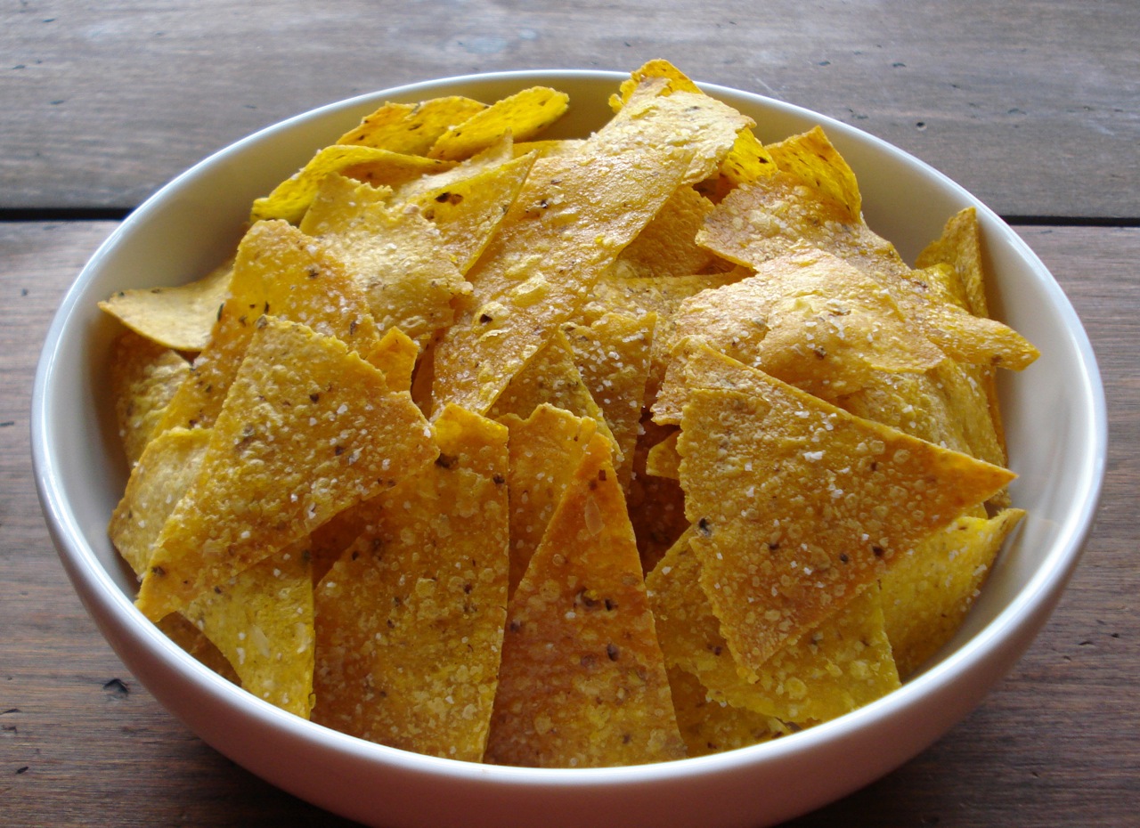 are corn tortilla chips bad for cholesterol