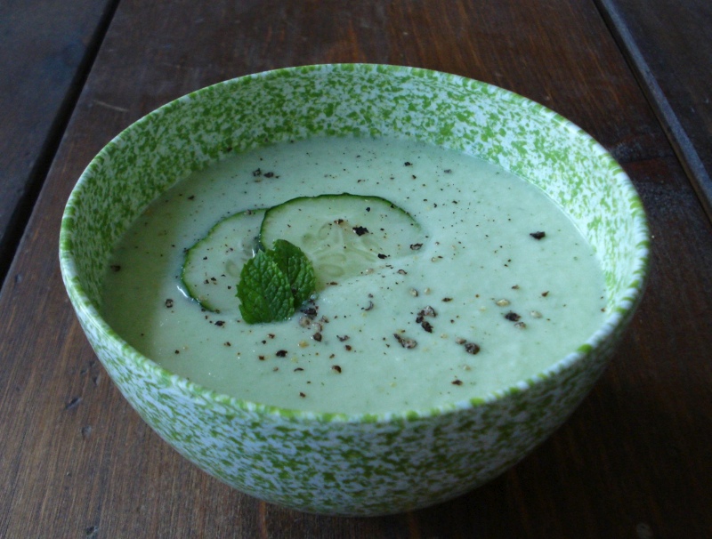 Cool Cucumber Mint Soup