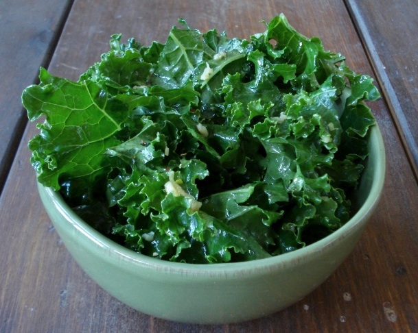 Kale, Collard & Basil Salad