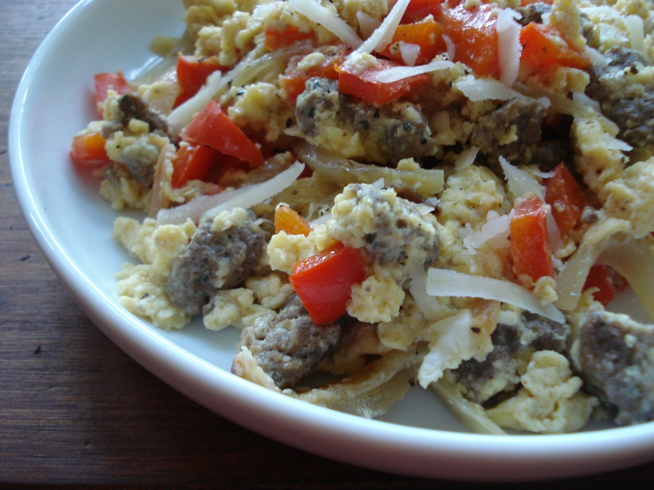 Sausage, Peppers, & Eggs