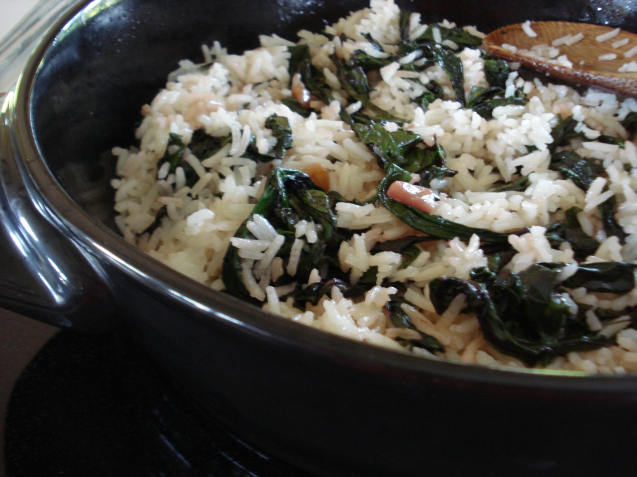 Buttery Rice w/ Greens